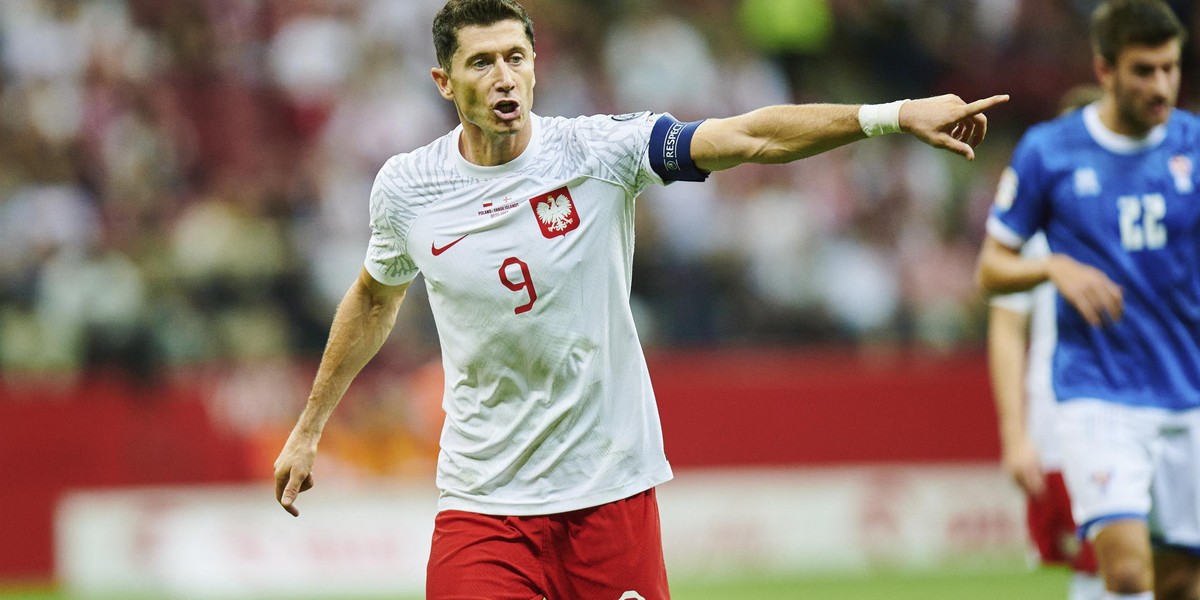 Kapitan reprezentacji Polski Robert Lewandowski