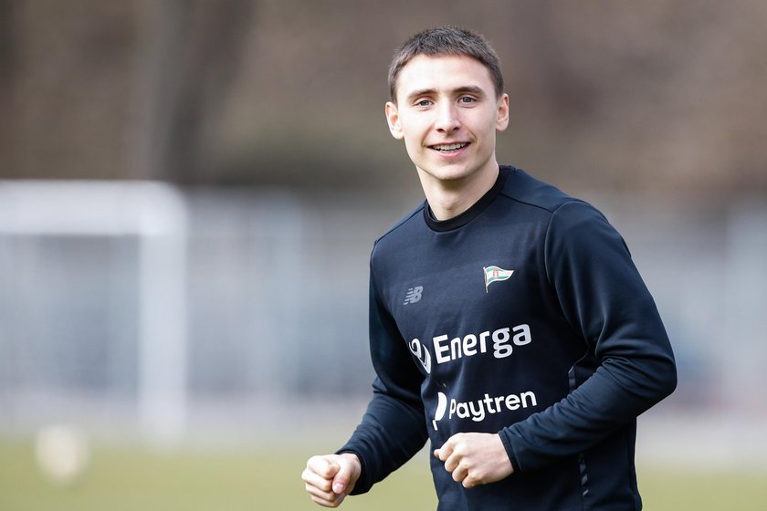 Pilka nozna. Ekstraklasa. Lechia Gdansk. Trening. 04.04.2019