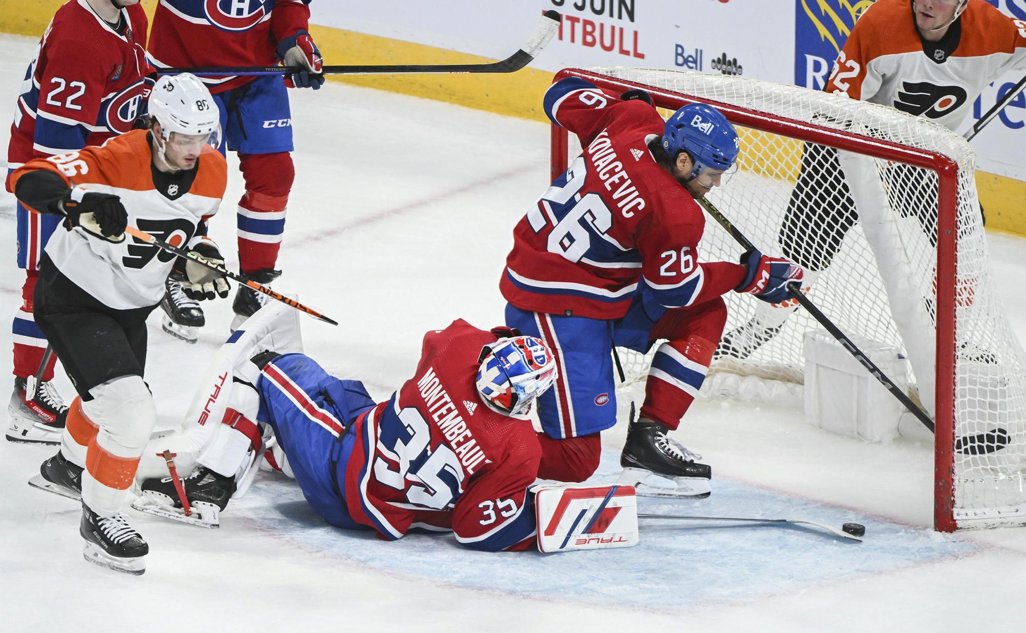 Zápas NHL: Montreal Canadiens - Philadelphia Flyers.