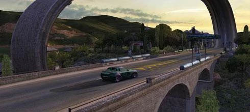 Screen z gry TrackMania United