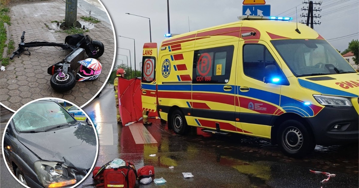 Tragiczny wypadek na hulajnodze w Grudziądzu: 14-latka w krytycznym stanie