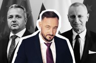 Od lewej: Mikołaj Bogdanowicz, Łukasz Wegner, Ryszard Brejza.