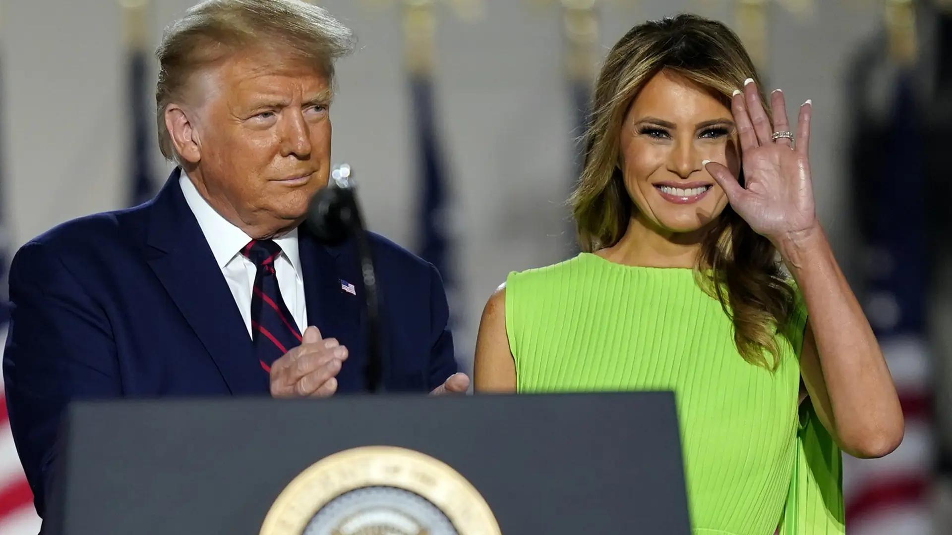 Melania Trump wystąpiła w zielonej sukience, internauci nie mieli litości. Tym razem przesadzili?