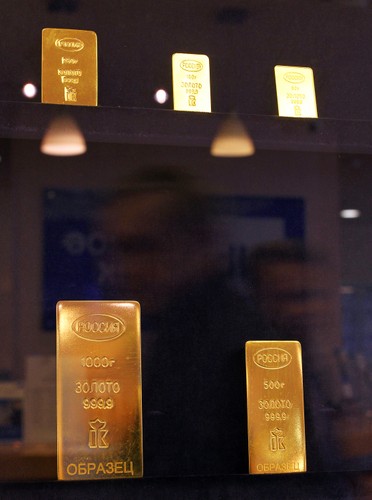 7. Rosja - oficjalne rezerwy złota: 976,9 tony