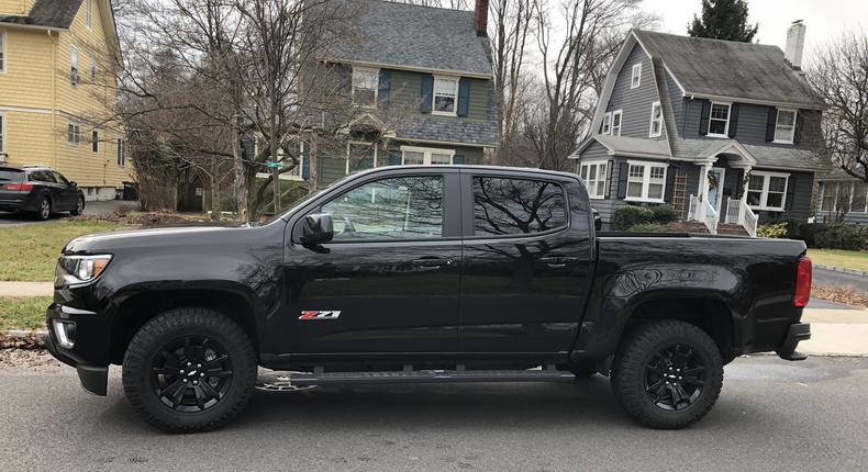 The Chevy Colorado landed at our suburban New Jersey test center sporting a menacing all-black exterior.