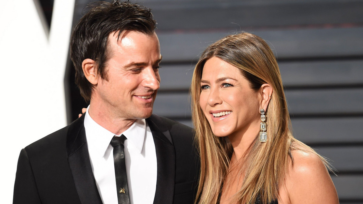 Jennifer Aniston i Justin Theroux w 2017 r.