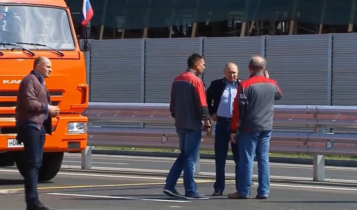 Władimir Putin w dniu otwarcia Mostu Kerczeńskiego