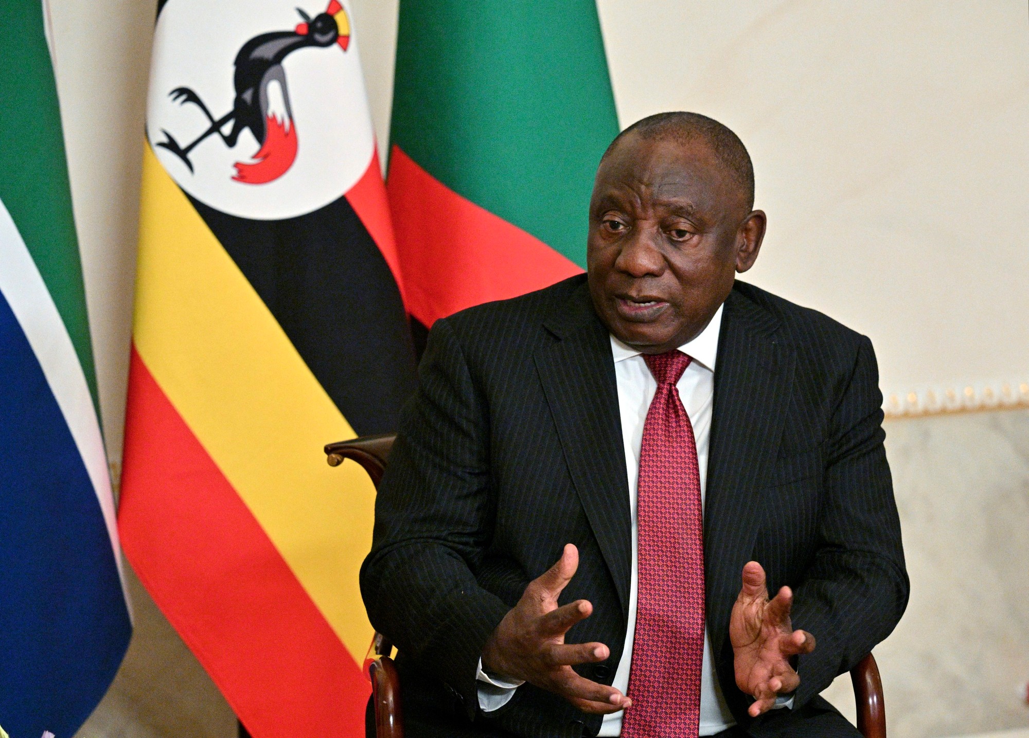 Juhoafrický prezident Cyril Ramaphosa.