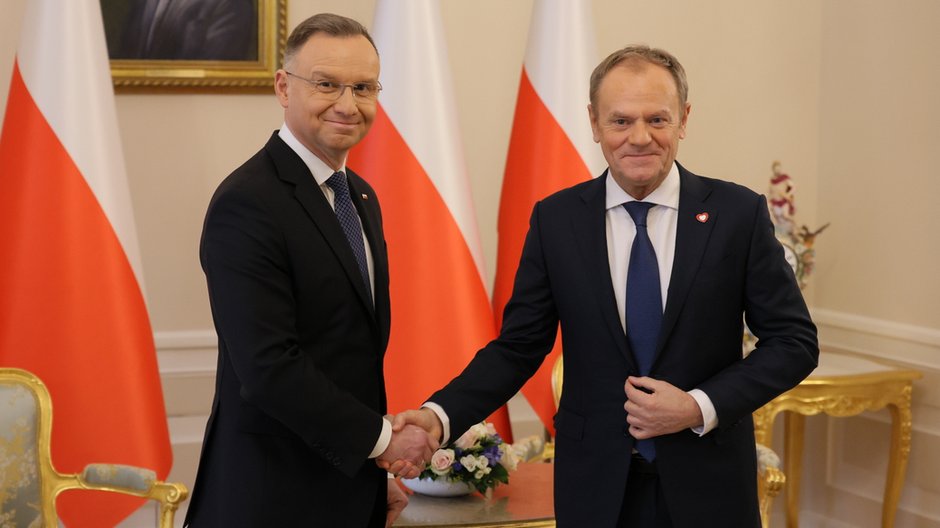 Andrzej Duda i Donald Tusk