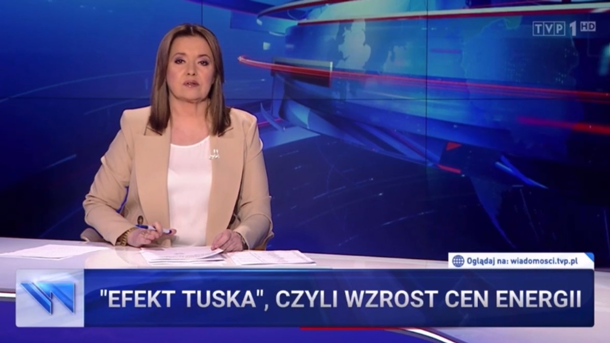 "Wiadomości" TVP tłumaczą, czemu wzrosły ceny. "Efekt Tuska"