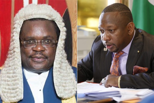 Senate Speaker Ken Lusaka and Governor Mike Sonko