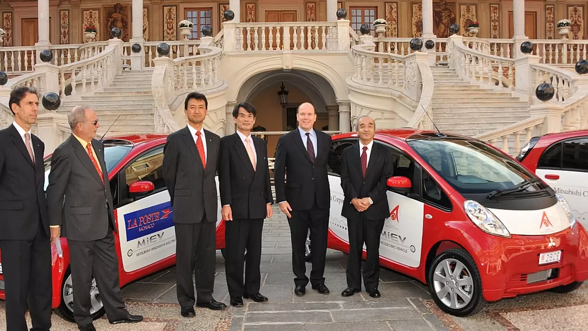 Mitsubishi i-Miev w służbie Jego wysokości