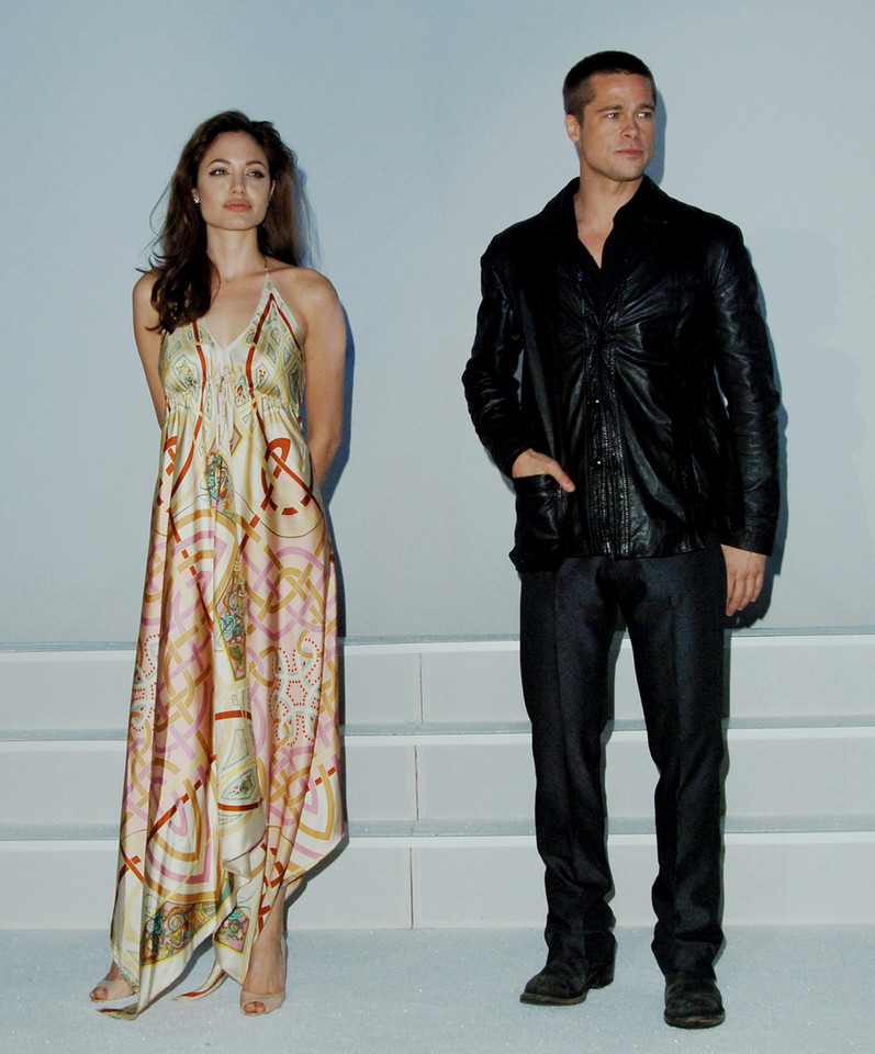 Angelina Jolie i Brad Pitt w 2005 r.