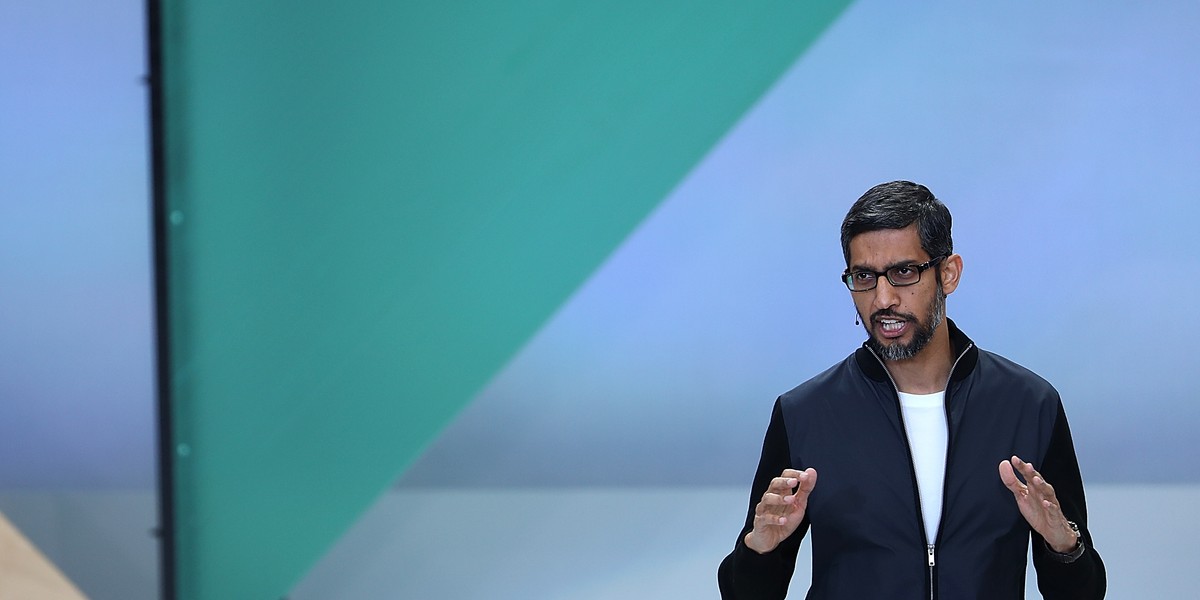 Sundar Pichai, prezes Google'a, podobno pracuje nad etycznymi wytycznymi dotyczącymi wdrażania sztucznej inteligencji firmy