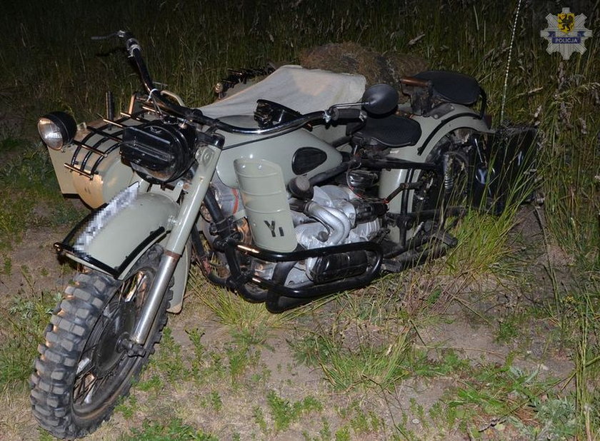 Ten motocykl zrabował 41-latek