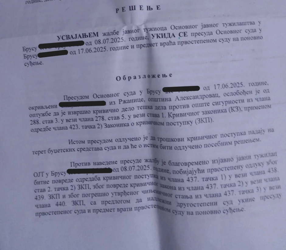 rešenje Višeg suda