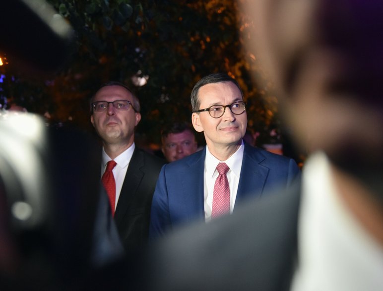 Mateusz Morawiecki i Paweł Borys