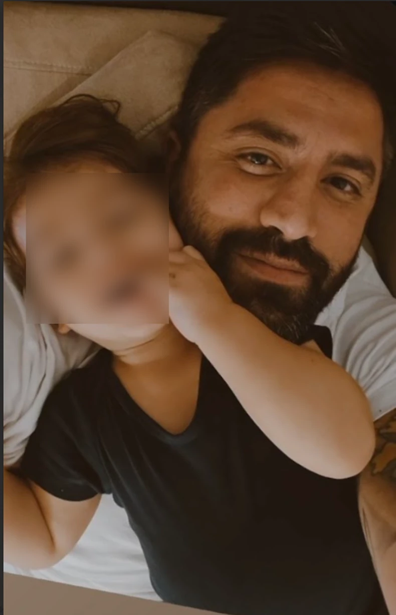 Nikola Rađen sa sinom