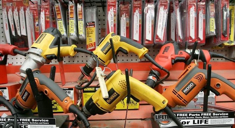 Home Depot is working on making power tools an unattractive target for shoplifters.
