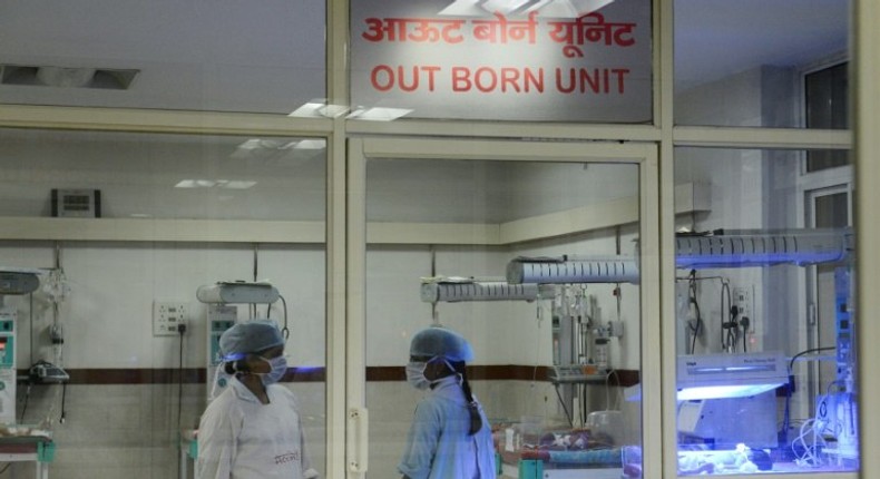 Nurses look after premature babies at the post natal Intensive Care Unit in Shivpuri, central Madhya Pradesh in India, one of 10 countries which nearly 60 percent of all worldwide deaths of children under five occur