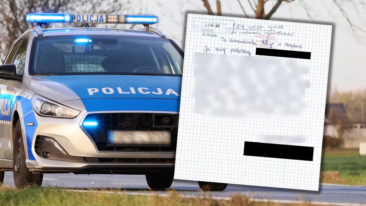 Policjanci tego nie mogli przewidzieć (fot. screen z mogilno.policja.gov.pl)