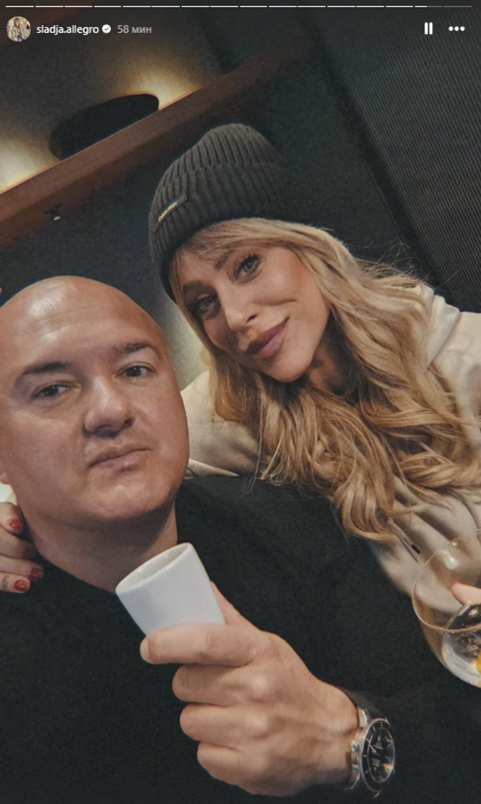 Slađa Alegro sa mužem 