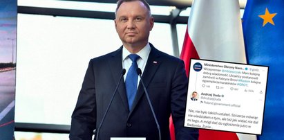 Zaskakujący wpis na koncie Andrzeja Dudy. Szybko zniknął, ale internauta zdążył zrobić zrzut ekranu!