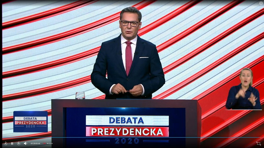 Mocny początek debaty ze strony Adamczyka. Chodzi o TVP