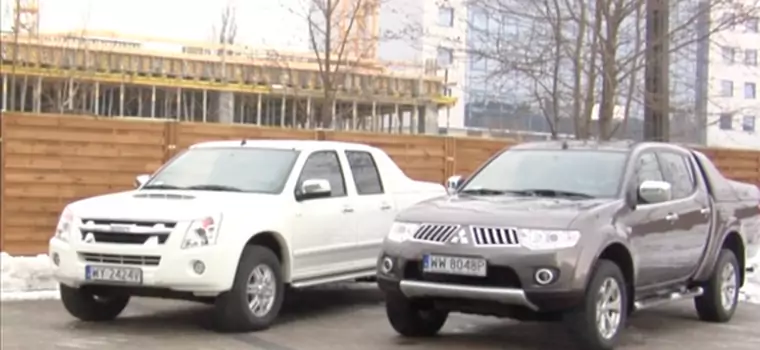 Isuzu D-Max vs Mitsubishi L200 - Pikapy bez wad?