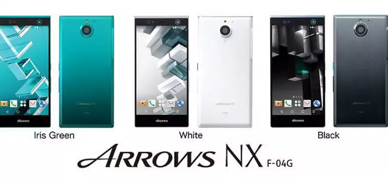 Fujitsu Arrows NX F-04G - pierwszy smartfon ze skanerem tęczówki oka (wideo)