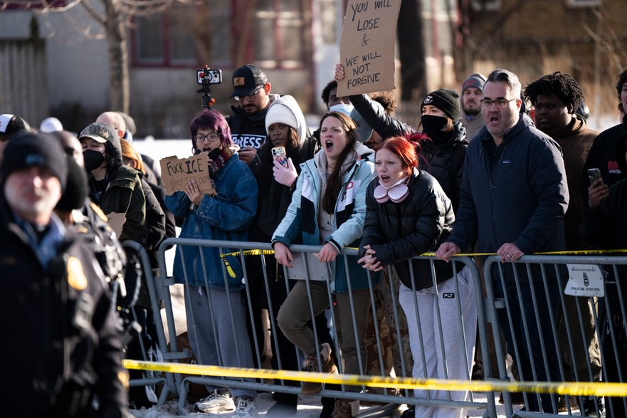 Protesty w Minneapolis po zabiciu Renee Nicole Good, 7 stycznia 2026 r.