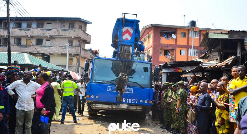 A man, Erinoluwa Akinmoladun, could not confirm if his father made the needed move after he was informed about an issue with the collapsed building which was also undergoing an upgrade.