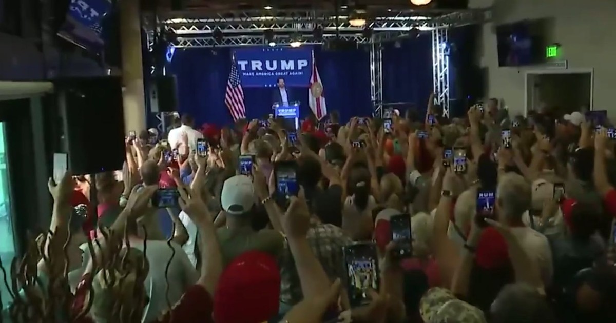 Donald Trump Jr. held a packed indoor rally in Florida one week after ...