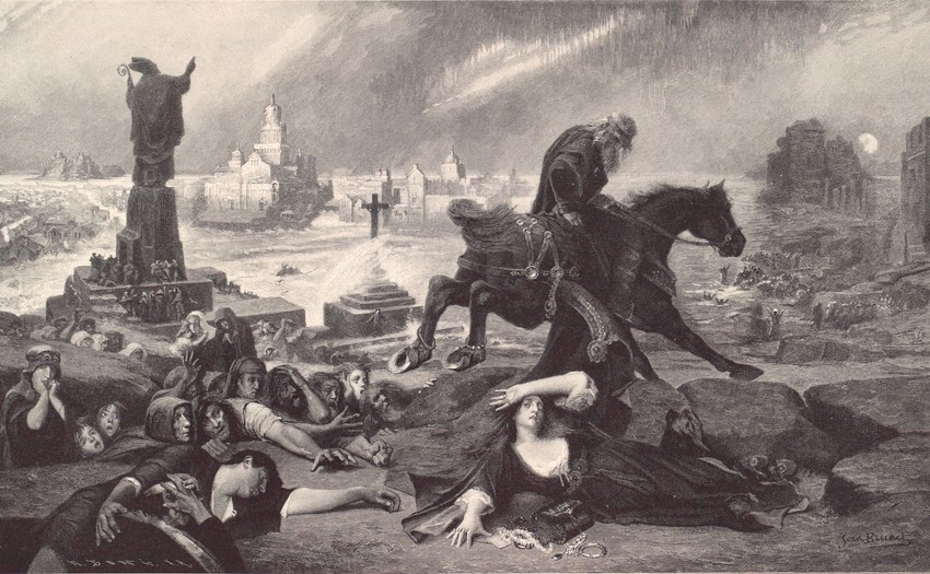 Propast grada Isa predstavljena na slici "Ćerka kralja Isa"