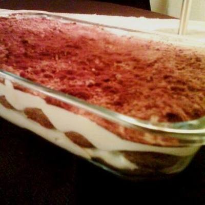 Tejfölös tiramisu