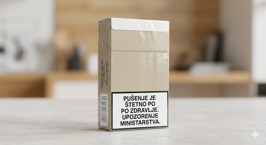 Cigarete, paklica