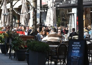 Kafić - ilustracija