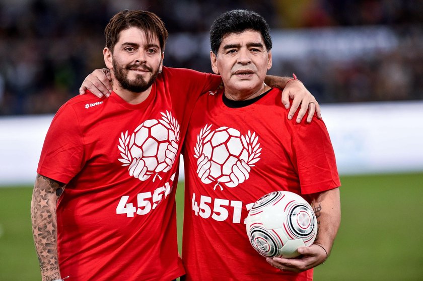 Diego Maradona z 34-letnim synem Diego