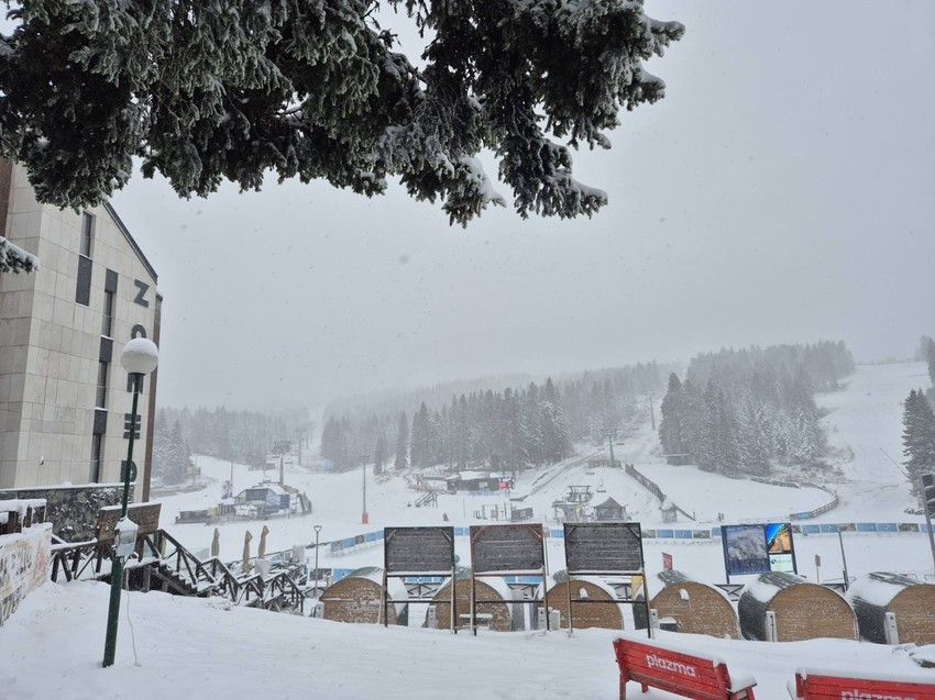 Prvi sneg na Kopaoniku