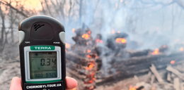 Pożar lasu w Czarnobylu. Promieniowanie 16-krotnie przekroczyło normę