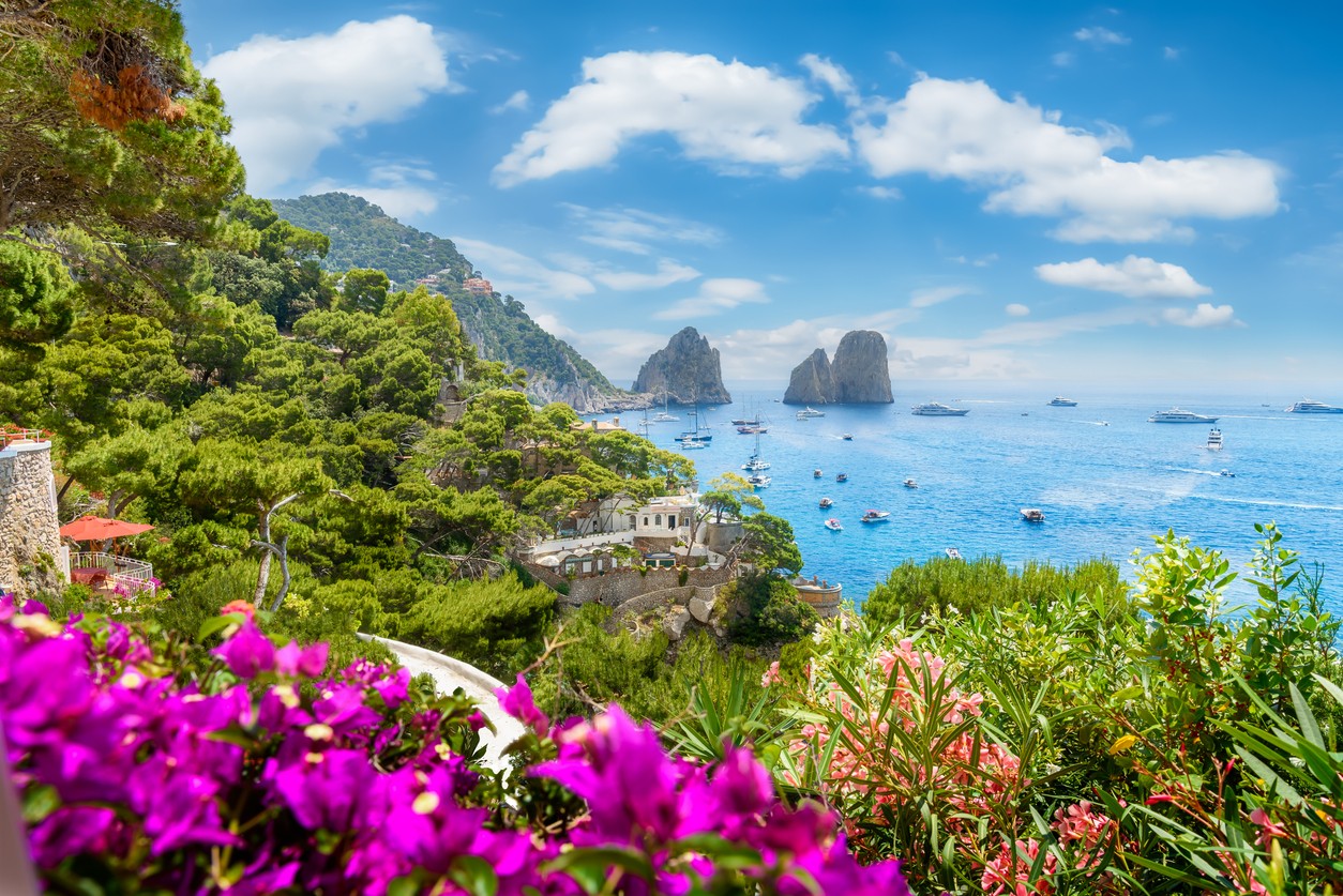 Taliansky ostrov Capri.