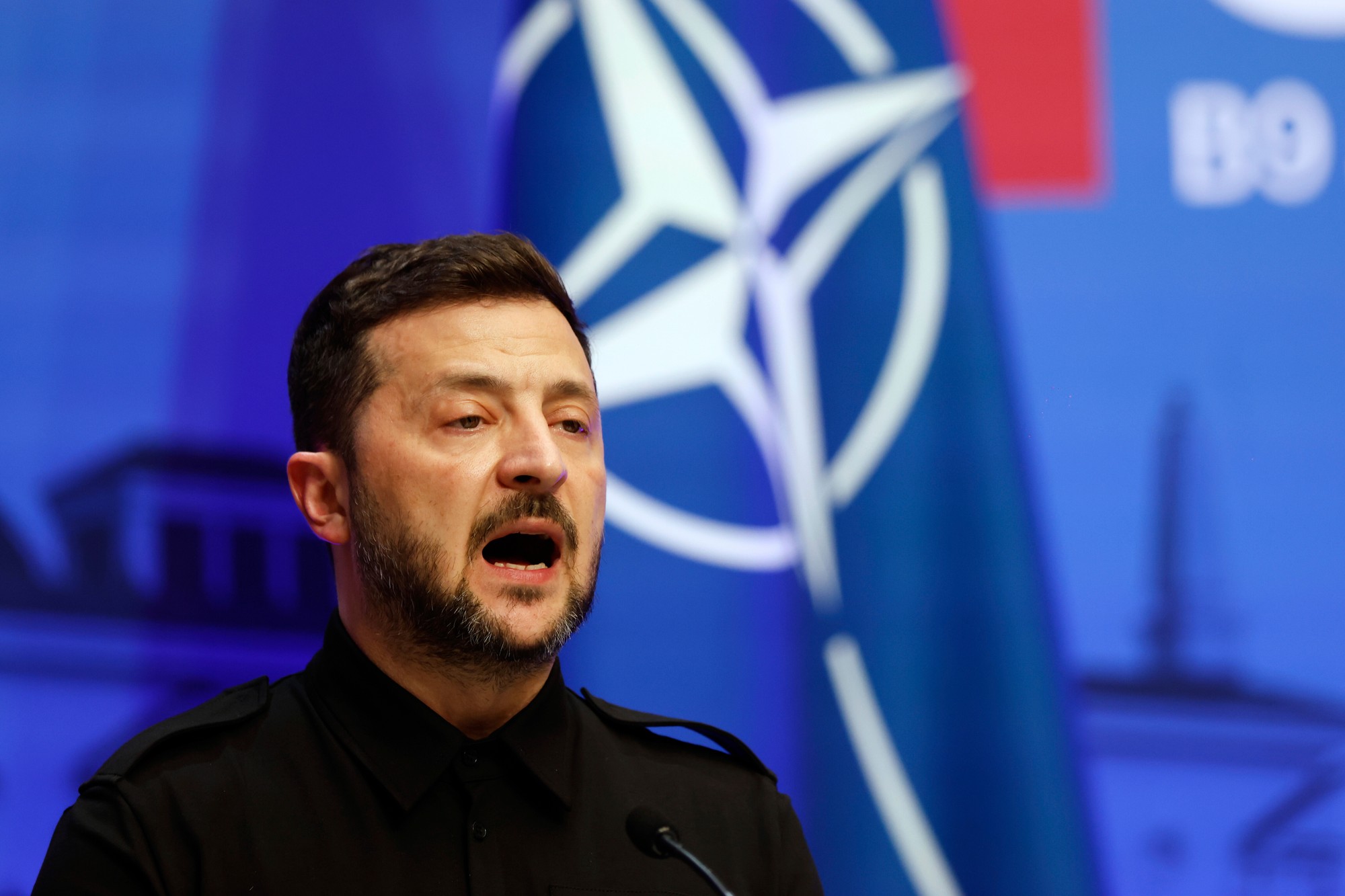 Ukrajinský prezident Volodymyr Zelenskyj. 