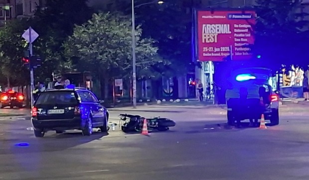 Oboren motociklista u Novom Sadu