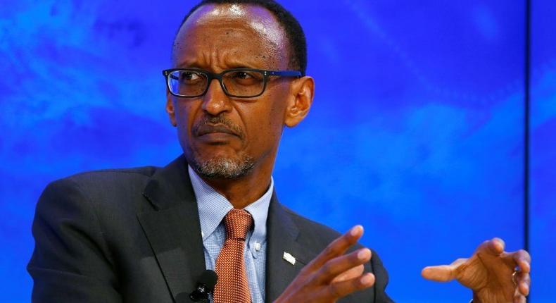 Paul Kagame, President of Rwanda attends the session The Transformation of Tomorrow during the annual meeting of the World Economic Forum (WEF) in Davos, Switzerland January 20, 2016.  REUTERS/Ruben Sprich