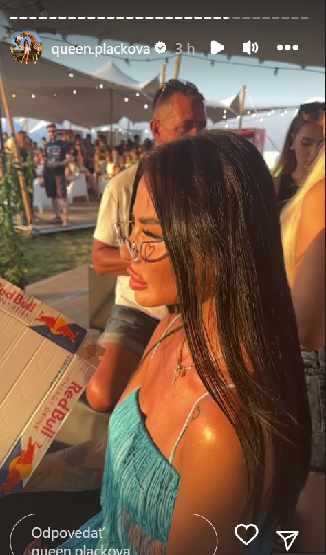 Influencerka Zuzana Strausz Plačková na Lovestream festivale.