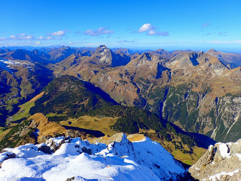 Panorama ze szczytu Biberkopf