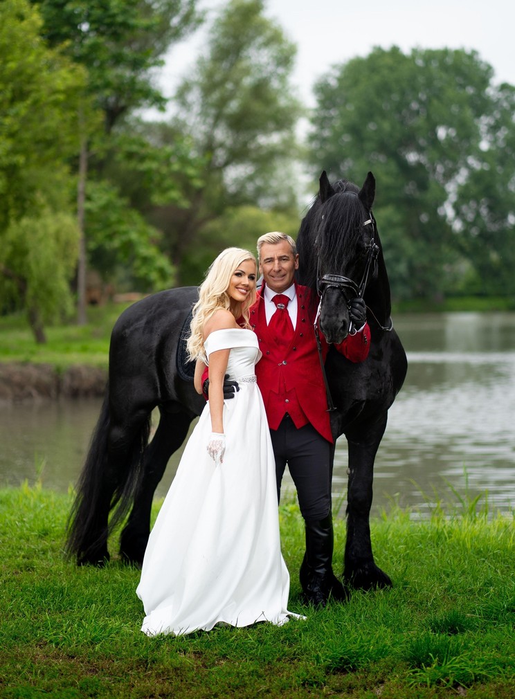 The couple organised the big day together