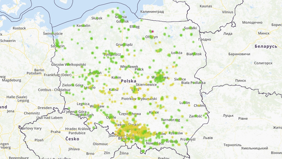 Smog w Polsce - 23 października. Stan, jakość i zanieczyszczenie powietrza