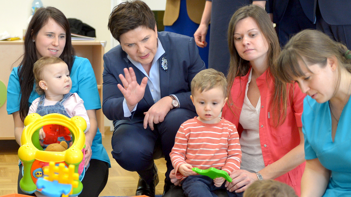 Premier Beata Szydło powiedziała w Stalowej Woli na otwarciu Miejskiego Żłobka Integracyjnego, że w tym roku rząd przeznaczy na program "Maluch plus" ok. 500 mln zł. Minister Elżbieta Rafalska dodała, że powstanie ponad 12 tys. nowych miejsc w żłobkach. Ten program rządowy jest kolejnym elementem polityki prorodzinnej PiS.