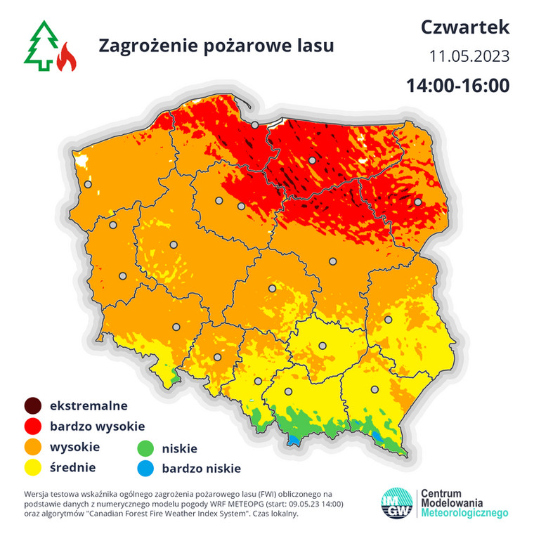 Niewiele lepiej wyglądają zapowiedzi na czwartek